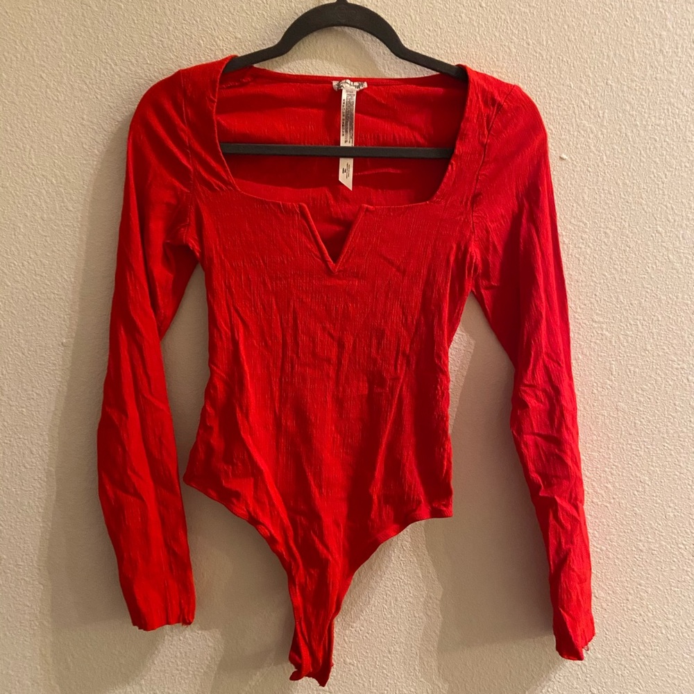Free People Square Neck Bodysuit